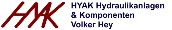 Logo HYAK Hydraulikanlagen & Komponenten Volker Hey